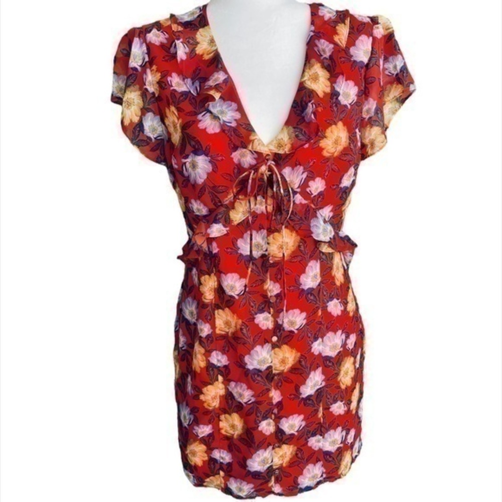 The Fifth Label Unite Floral Ruffle Dress | Size Medium | Summer Floral Dress